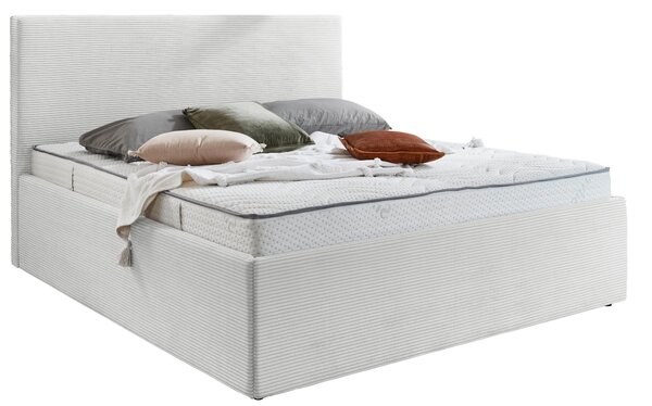 ČALOUNĚNÁ POSTEL, 140/200 cm, přírodní barvy Boxxx - Postele s úložným prostorem, Online Only