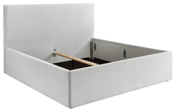 ČALOUNĚNÁ POSTEL, 140/200 cm, přírodní barvy Boxxx - Postele s úložným prostorem, Online Only
