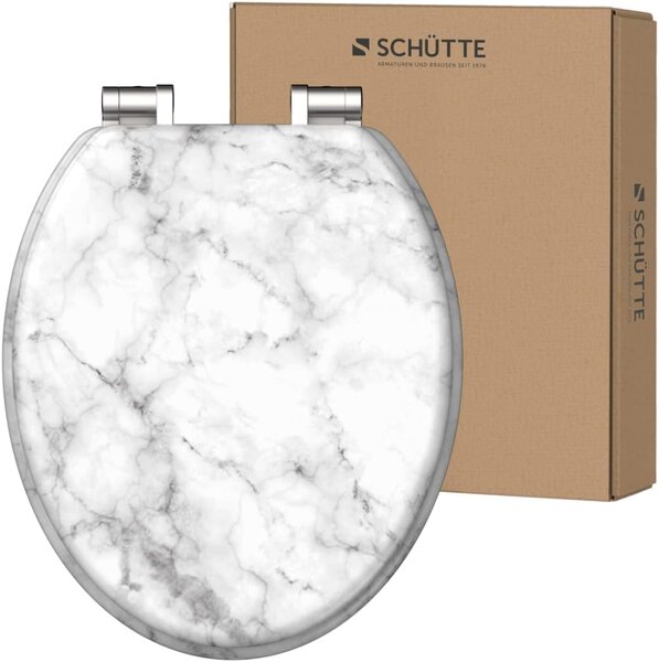 Eisl Sanitär WC prkénko MDF Soft Close Marmor Stone 80194