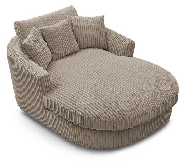 Taupe manšestrové křeslo Belem – Bobochic Paris