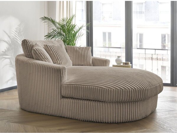 Taupe manšestrové křeslo Belem – Bobochic Paris
