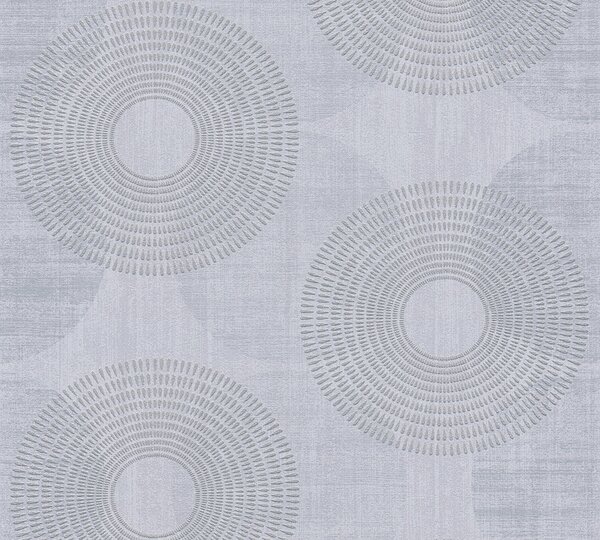 A.S. Création | Vliesová tapeta na zeď Attractive 37832-1 | 0,53 x 10,05 m | metalická, šedá