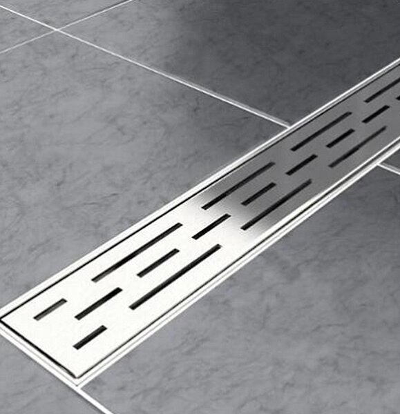 BPS-koupelny Sprchový odtokový žlab DL01 CLASSIC G2 HYD-2646 50 cm, satén