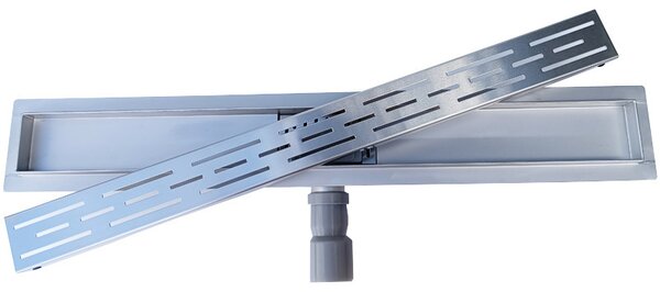 BPS-koupelny Sprchový odtokový žlab DL01 CLASSIC G2 HYD-2646 50 cm, satén