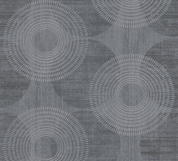A.S. Création | Vliesová tapeta na zeď Attractive 37832-6 | 0,53 x 10,05 m | metalická, šedá