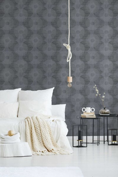 A.S. Création | Vliesová tapeta na zeď Attractive 37832-6 | 0,53 x 10,05 m | metalická, šedá