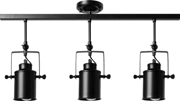 Toolight - Reflektorová lampa 3 x E27 APP487-3C, černá, OSW-00653
