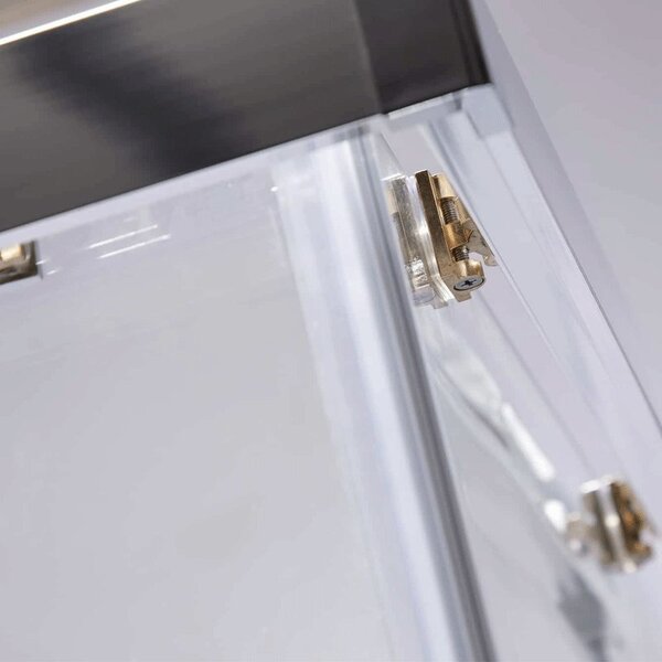 BPS-koupelny Čtvercový sprchový kout HYD-SK102B 90x90 chrom/transparent + vanička HYD-SSV-RIKO černá