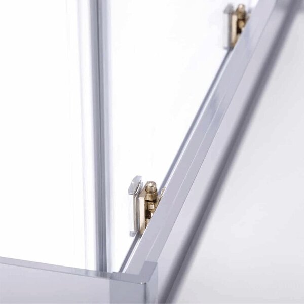BPS-koupelny Čtvercový sprchový kout HYD-SK102B 90x90 chrom/transparent + vanička HYD-SSV-RIKO černá
