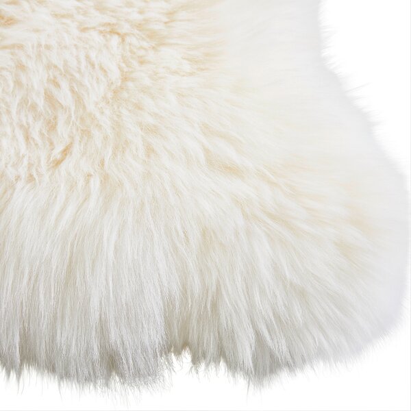 OVČÍ KOŽEŠINA, 50/80 cm, bílá Linea Natura - Online Only koberce & rohožky, Online Only