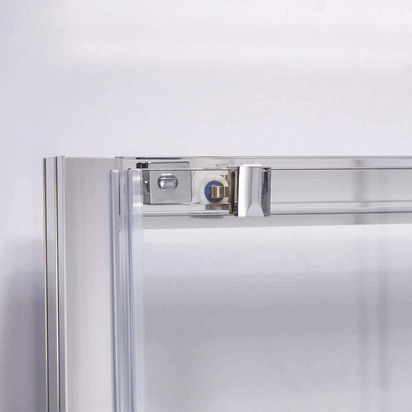 BPS-koupelny Čtvercový sprchový kout HYD-SK102B 90x90 chrom/transparent + vanička HYD-SSV-RIKO černá