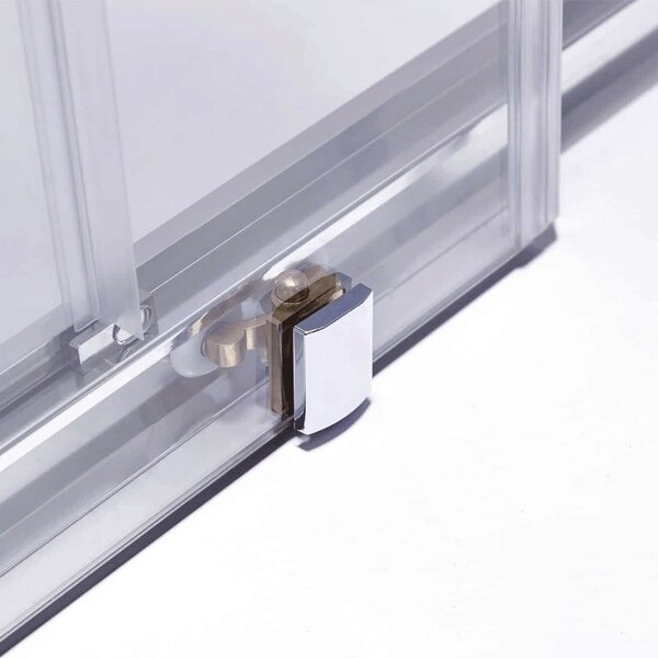 BPS-koupelny Čtvercový sprchový kout HYD-SK102B 90x90 chrom/transparent + vanička HYD-SSV-RIKO černá