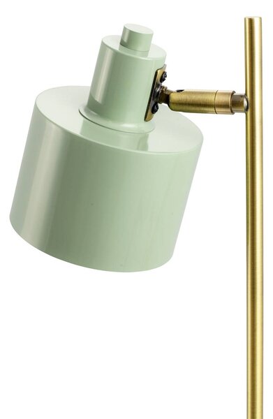 Dyberg Larsen stolní lampa Ocean, olivová, výška 43 cm, kov, Zelená, Obývací pokoj / jídelna, kov, Design