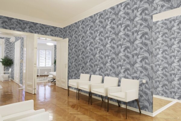 A.S. Création | Vliesová tapeta na zeď Attractive 37836-4 | 0,53 x 10,05 m | metalická, šedá