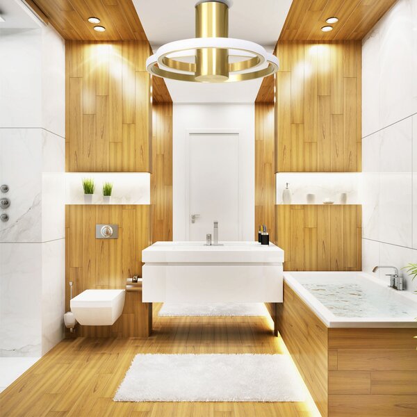 Toolight Moderní stropní svítidlo APP1402-CW Gold