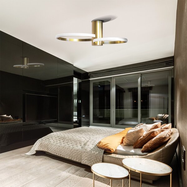 Toolight Moderní stropní svítidlo APP1402-CW Gold