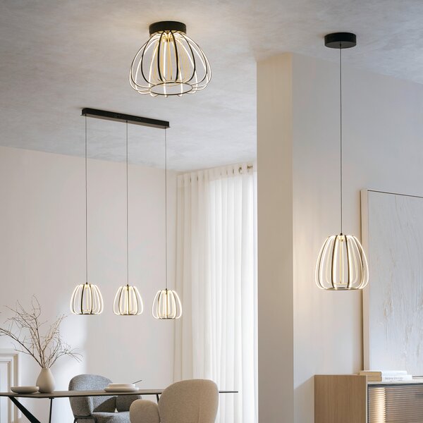 STROPNÍ LED SVÍTIDLO, 44,5/33 cm Novel - Stropní svítidla