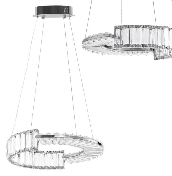 Toolight Toolight, LED stropní svítidlo APP1527-CP40, chromová, OSW-06976