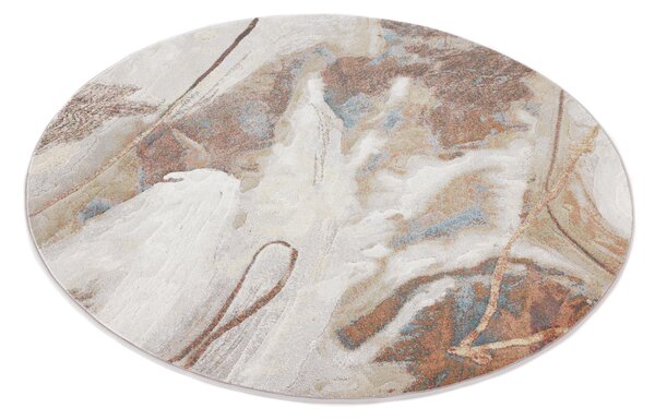 Kulatý koberec Ragolle Argentum 63529 7270 béžový hnědý Rozměr: průměr 160 cm