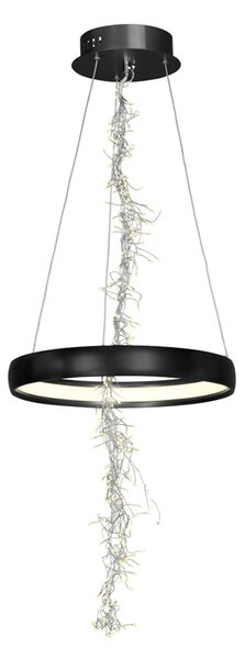 LED Lustr na lanku SPARK LED/35W/230V černá