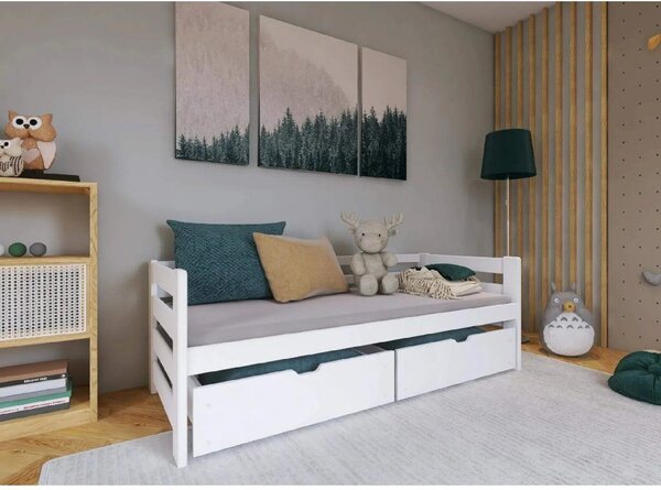 Legno Dětská postel Erik bílá Rozměr (cm): 80x160