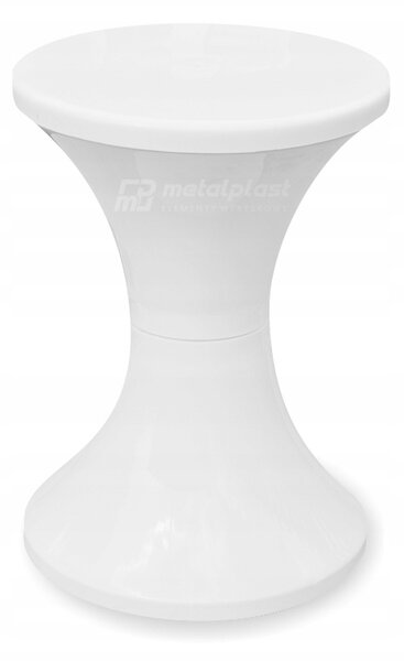 Stolička Metalplast-Kalisz bílá 42 cm