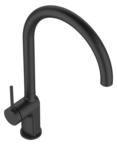 Invena Kalitea, dřezová baterie h-373, černá matná, INV-BZ-72-004-V
