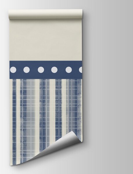 Fototapeta Pruh modré a bílé látky, Abstraktní fototapety, Populární fototapety, t00757v3 - Tapeko.co.cz