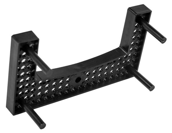 BPS-koupelny Čtvercový sprchový odtokový žlab DL06-G7 HYD-3875 15x15 cm, černý