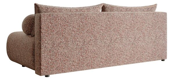 Pohovka trojsedačka Didier mini (cihlová + černá)