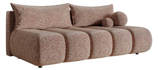 Pohovka trojsedačka Didier mini (cihlová + černá)