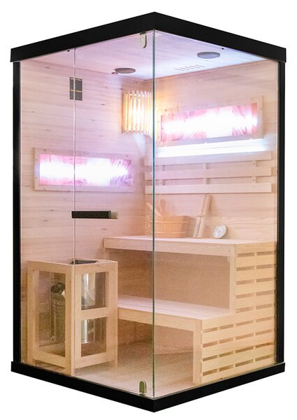 BPS-koupelny Finská sauna Relax HYD-4781 120x120, 2 osoby