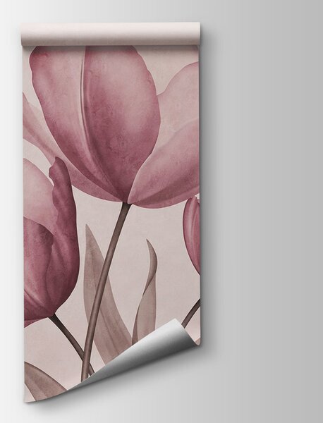 Fototapeta Elegantní tulipány v jemných pastelových odstínech, Květinové fototapety, Populární fototapety, t00762v2 - Tapeko.co.cz