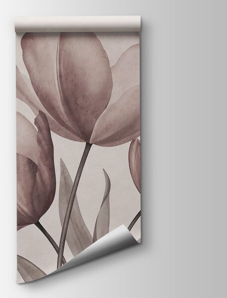 Fototapeta Elegantní tulipány v jemných pastelových odstínech, Květinové fototapety, Populární fototapety, t00762v3 - Tapeko.co.cz