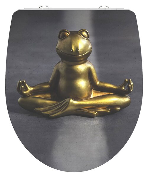 Eisl Sanitär WC prkénko Duroplast Soft Close Relaxing Frog High Gloss 82581