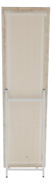 KONDELA Designové zrcadlo, hnědá, PANTOS