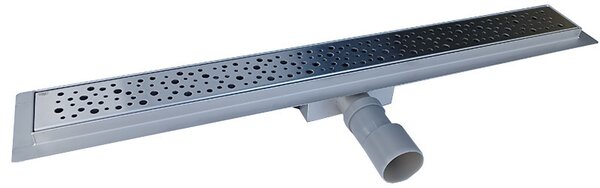 BPS-koupelny Sprchový odtokový žlab DL01 WAVE G5 HYD-2631 50 cm, satén