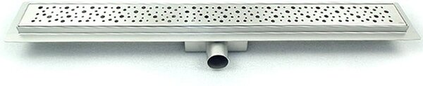 BPS-koupelny Sprchový odtokový žlab DL01 WAVE G5 HYD-2631 50 cm, satén