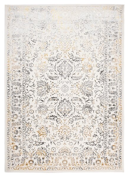 Makro Abra Kusový koberec GOLDEN MZ45H Klasický Moderní krémový Rozměr: 80x150 cm