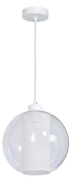 Lustr FUNA 1xE27/60W/230V bílá