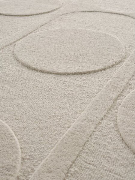 Linie Design Koberec Orb Alliance White,přírodní bílá Rozměr: 140x200 cm