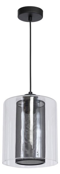 Lustr ELDA 1xE27/60W/230V černá