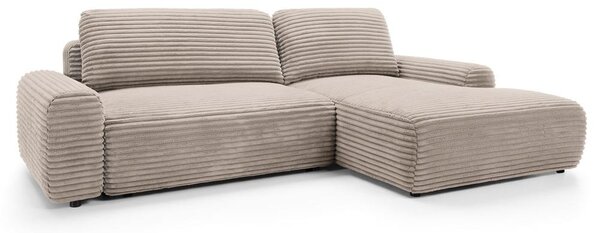 Rohová sedací souprava Afelia (P) (béžová). Akce -7%