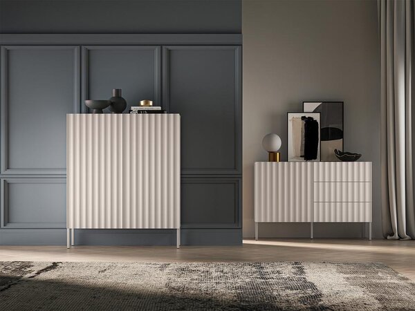 Skříňka Derrick D7 (světlobéžová). Akce -13%