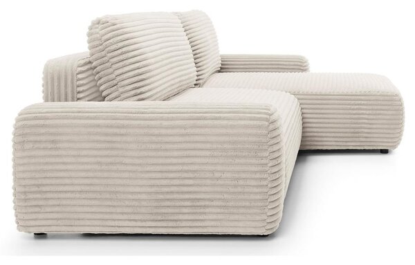 Rohová sedací souprava Afelia (P) (krémová). Akce -10%