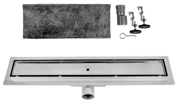 BPS-koupelny Sprchový odtokový žlab 2in1 DL01 FIX HYD-2653 70 cm, satén