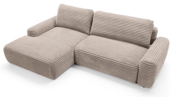 Rohová sedací souprava Afelia (L) (béžová). Akce -15%