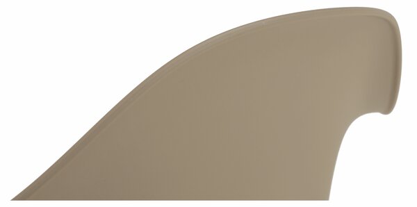 KONDELA Křeslo, capuccino/buk, DAMEN 2 NEW