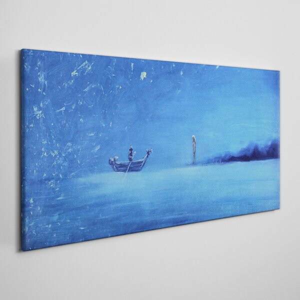 Obraz na plátně Obraz na plátně Abstrakce mořská noc