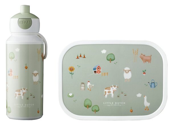 Dětská láhev na vodu s pítkem Campus, 400ml, Mepal, farma